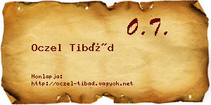 Oczel Tibád névjegykártya